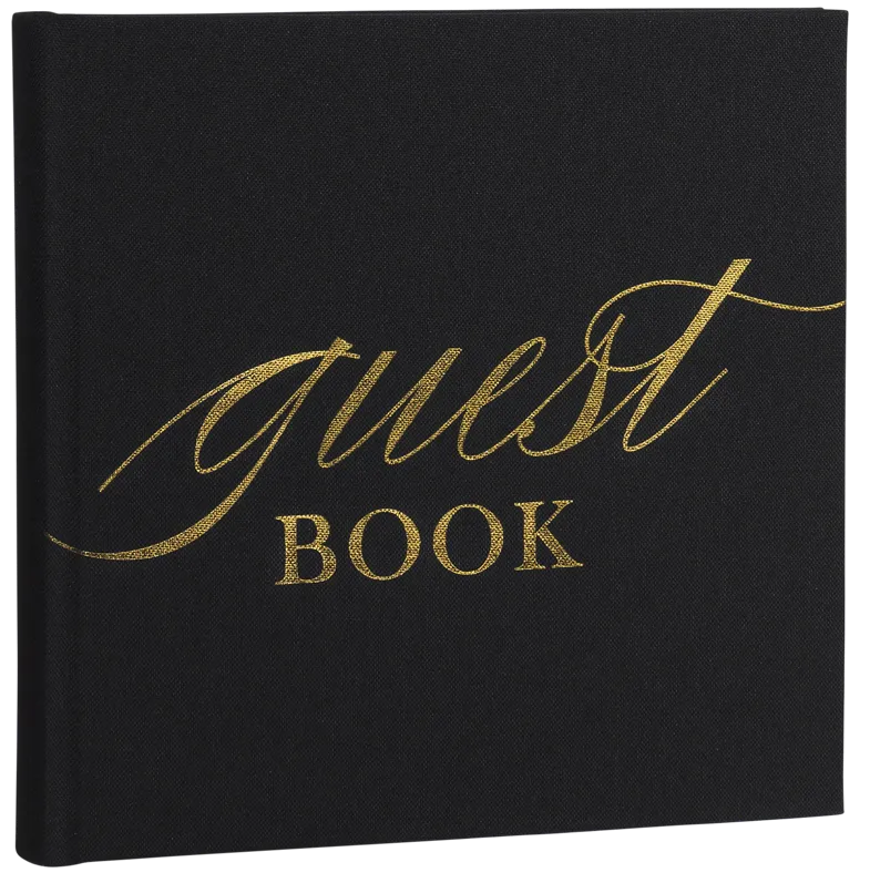 Rama foto FOCUS Base Line Canvas Album 20x20 Guestbook Black