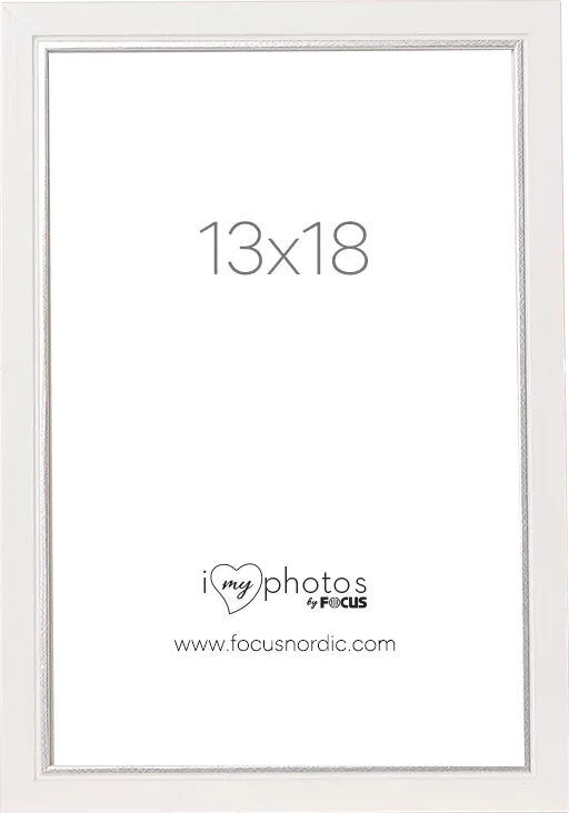 Rama foto FOCUS Twist White 13x18