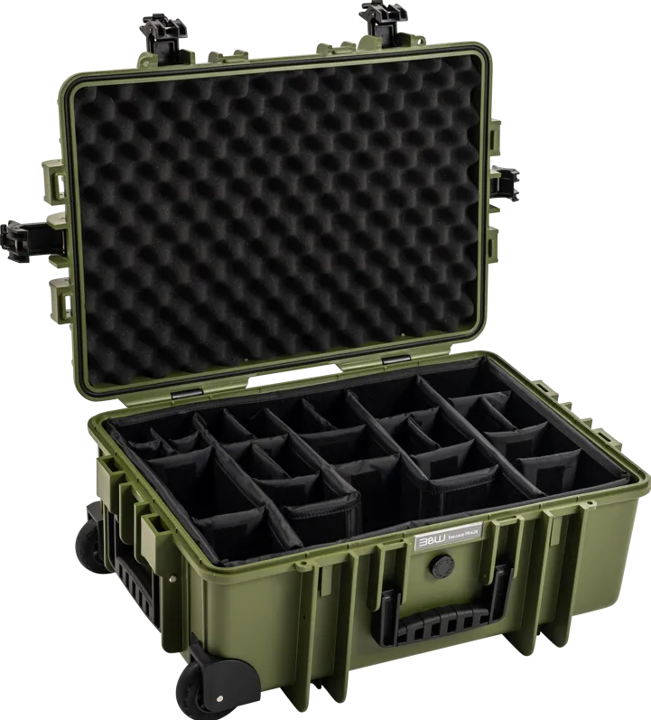 BW Outdoor Cases Type 6700 / Bronze green (divider system)