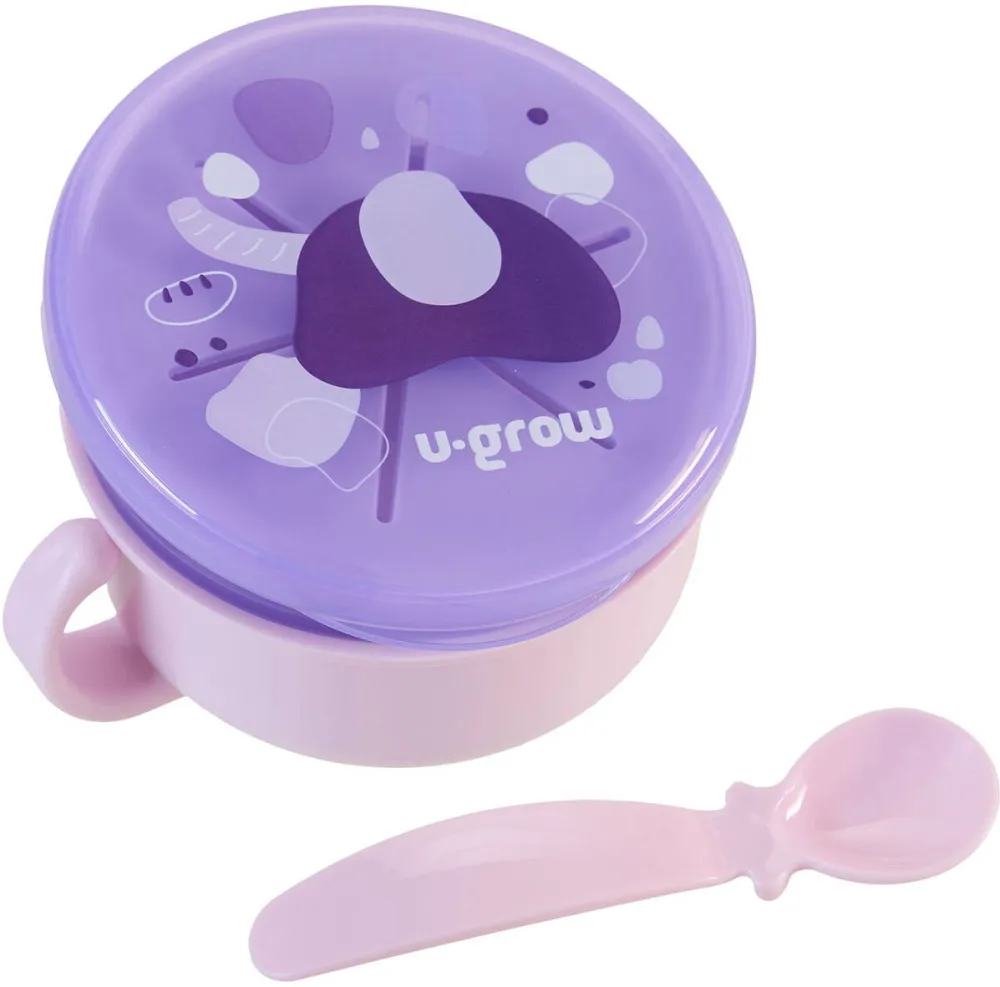 U-GROW Bol 2 in 1 pentru snackuri, mov