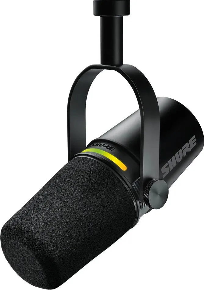 Microfon Shure Shure MV7+-K - Lecture/vocal microphone with XLR/USB-C connector, black