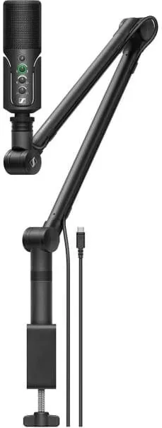 Microfon Sennheiser  Profile Streaming Set - USB-C microphone with adjustable arm for podcasting and streaming