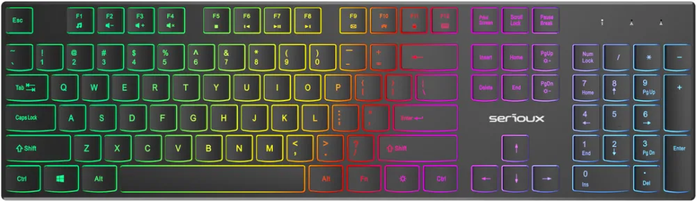 Tastatura Serioux TASTATURA SERIOUX SRXK-SKB709RGB