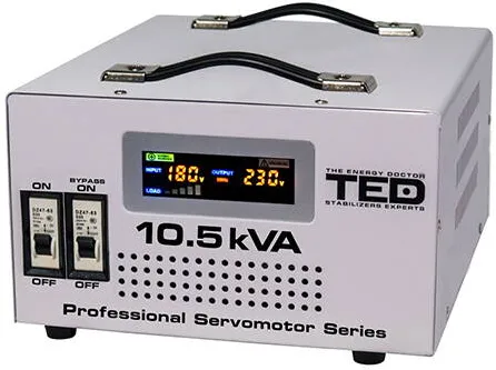 Ted Electric STABILIZATOR TENSIUNE SERVOMOTOR 10.5KVA TED