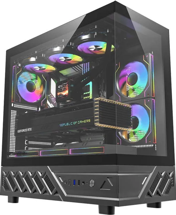 Carcasa PC Darkflash DS950 Negru (No Fans)