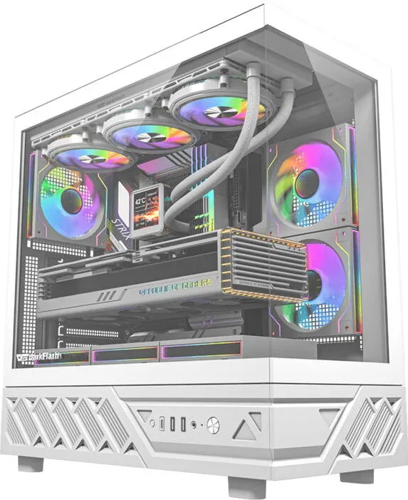 Carcasa PC Darkflash  DS950 White (No Fans)