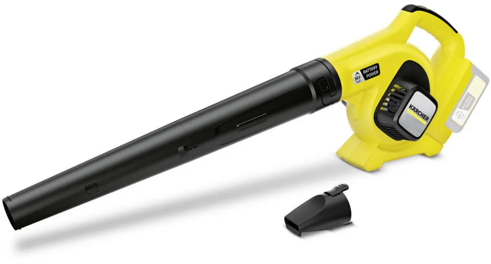 Karcher Suflanta frunze LBL 4 Battery, 36 V, 2 viteze, Capacitate productie aer 330 m3/h, Viteza maxima 250 km/h, Fara acumulator, Negru galben, 14451500