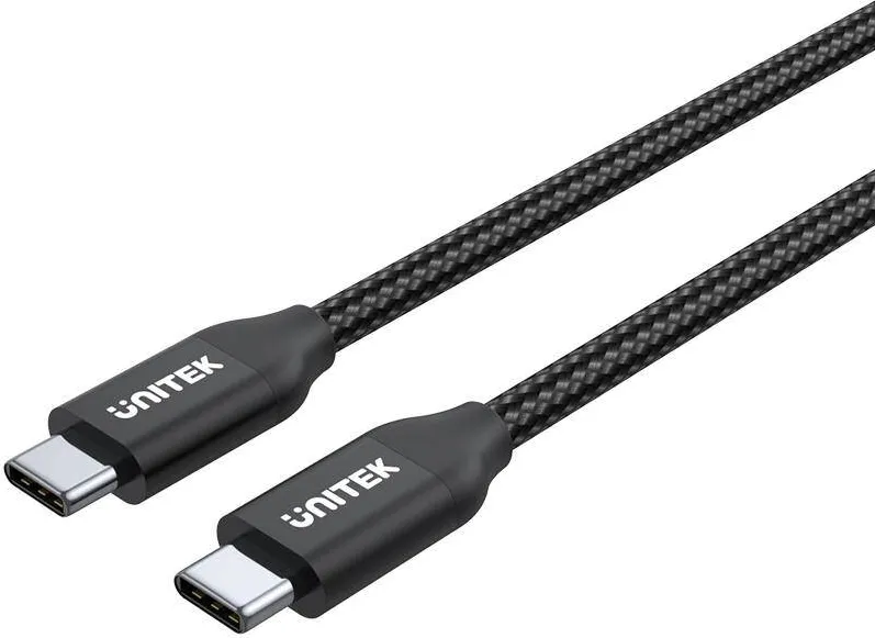 Unitek C14059BK Cablu USB 2 m USB C Negru