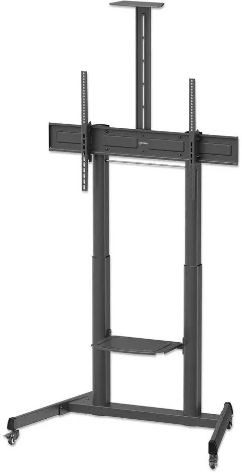 Suport TV / Monitor MANHATTAN Suport TV Manhattan, pentru ecrane mari 60"-120", ajustare inaltime fara unelte, negru