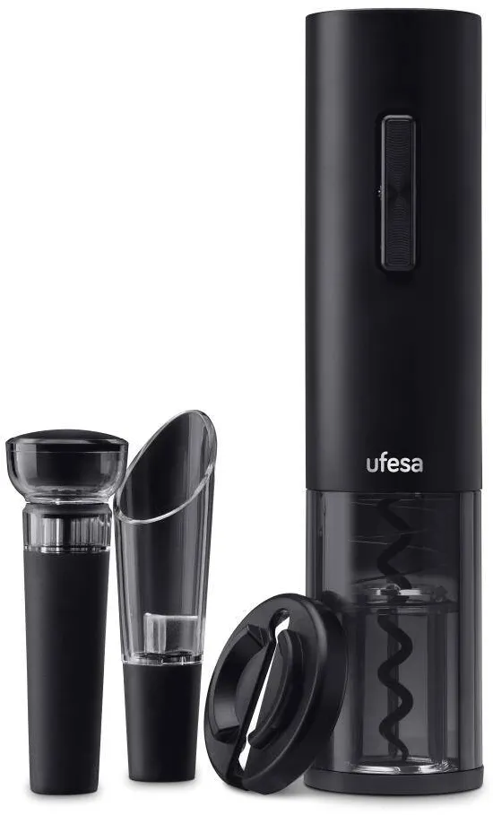 Ufesa Deschizator electric de vinuri UFESA cu tirbuson 73205470, Negru