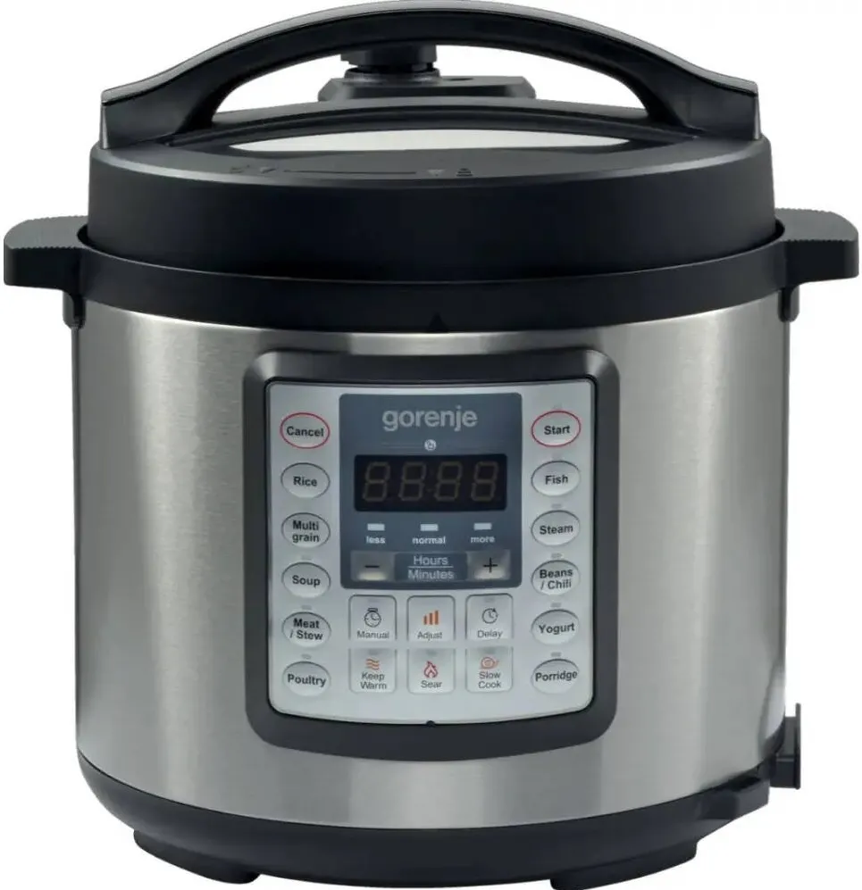 GORENJE Multicooker GORENJE MC6MBK, 6L, 1000W, 15 programe, negru-argintiu