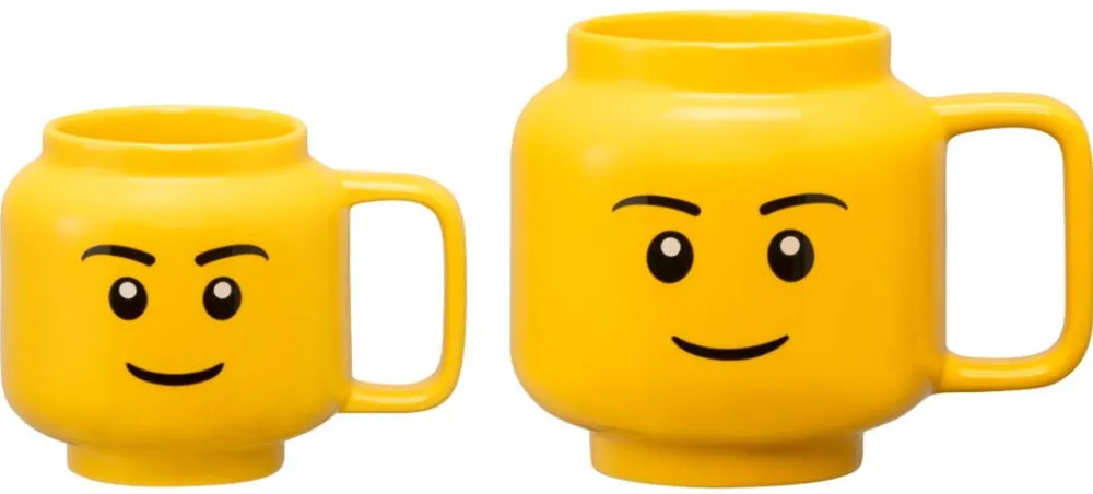 Room Copenhagen LEGO Ceramic Mug Boy, large (yellow)