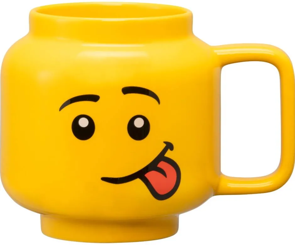 Room Copenhagen LEGO ceramic mug Silly, large (yellow)
