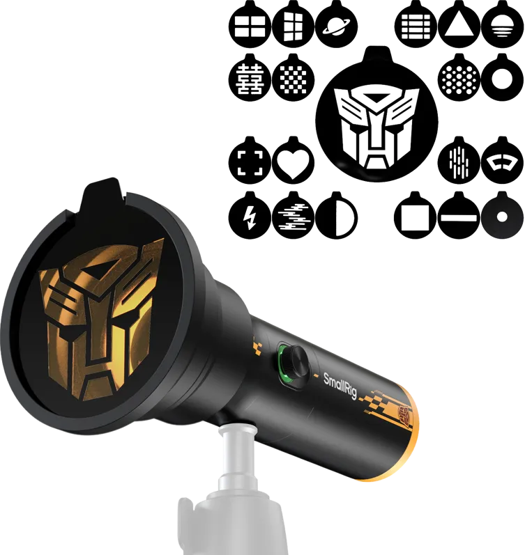 SmallRig SmallRig 5512 RF 10C Portable Focusable LED Video Light "BumbleBee Edition"