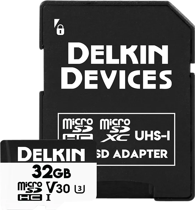 Card de Memorie DELKIN microSDHC Trail Cam Hyperspeed R100/W75 (V30) 32GB