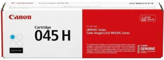 Toner imprimanta Canon CYAN CRG045HC 2,8K ORIGINAL CANON LBP 611CN
