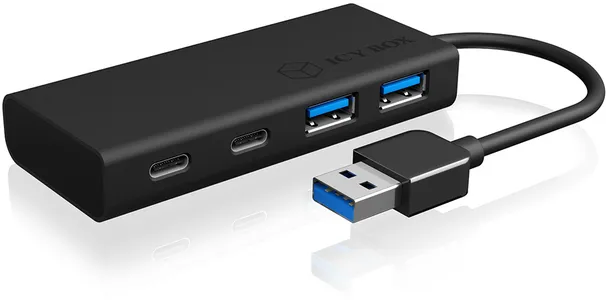 Hub USB RaidSonic ICY BOX USB 3.0 to 2x USB-C 2x USB 3.0