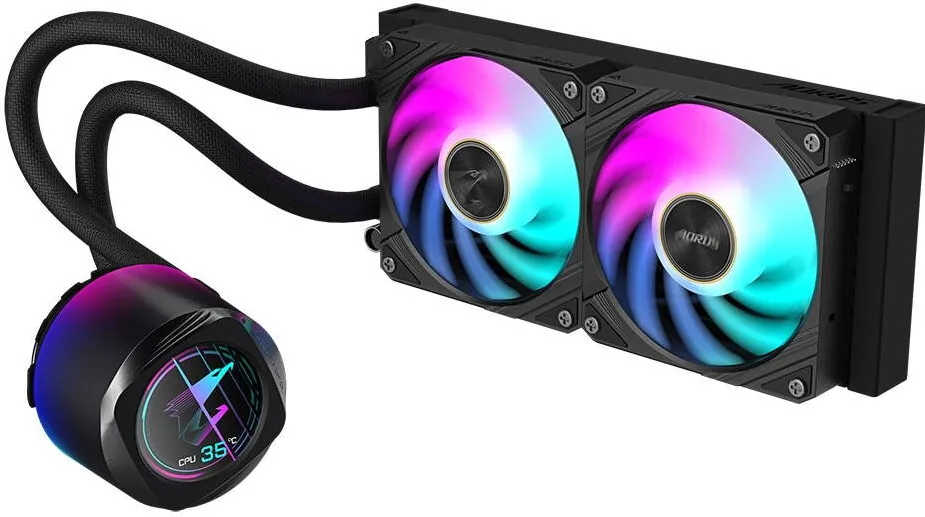 Cooler GIGABYTE GIGABYTE AORUS WATERFORCE X II 240mm, water cooling (black)