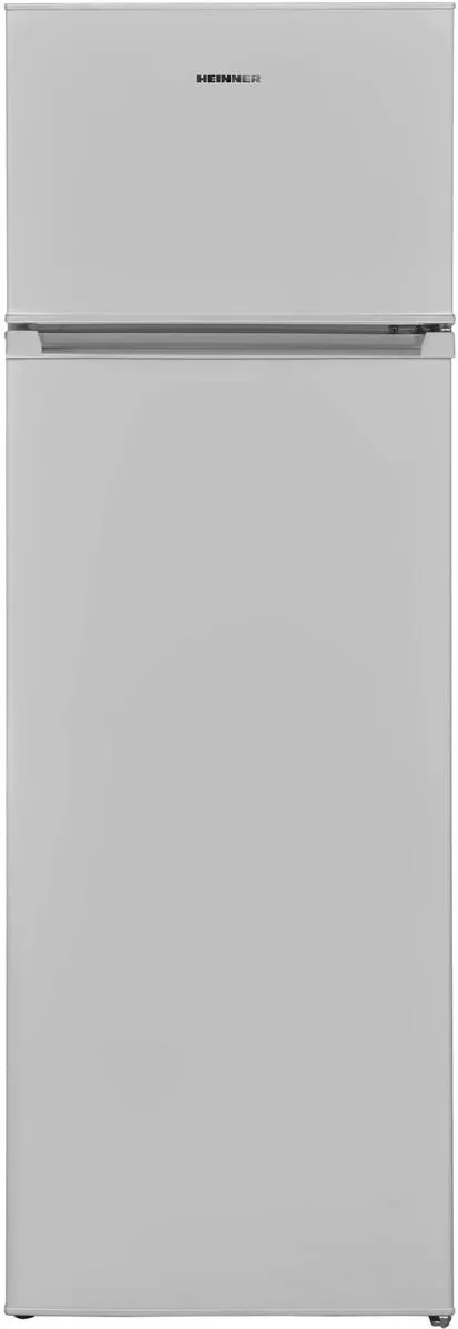 HEINNER Frigider cu doua usi Heinner HF-V242SE++, 242 l, Less Frost, Clasa E, Control mecanic, Iluminare LED, H 160 cm, Argintiu