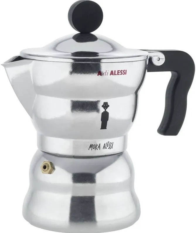 Alessi Espressor, MOKA ALESSI, Aluminiu, 1 ceasca, 70 ml