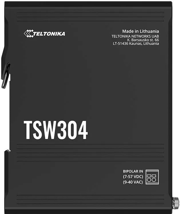 Switch TELTONIKA NET SWITCH 4PORT 10/100/1000/TSW304 TELTONIKA