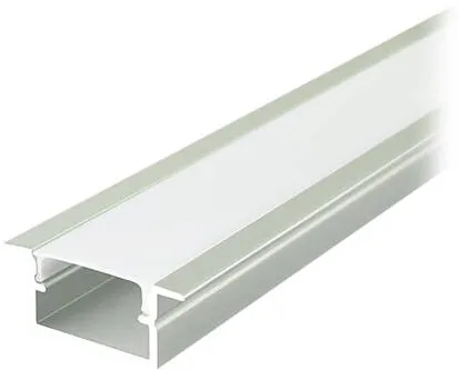 V-TAC Profil aluminiu pentru banda LED 2M 17MM x 10MM - argintiu