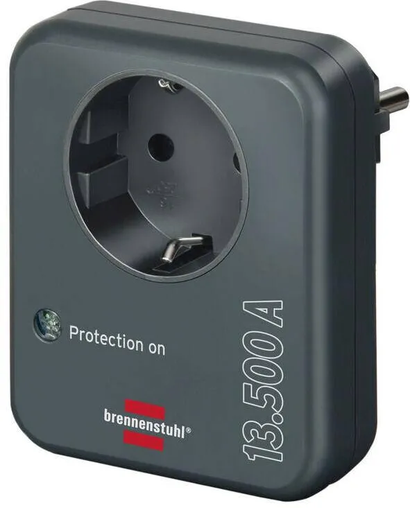 Adaptor cu protectie la supratensiune Brennenstuhl 13.500A Antracit