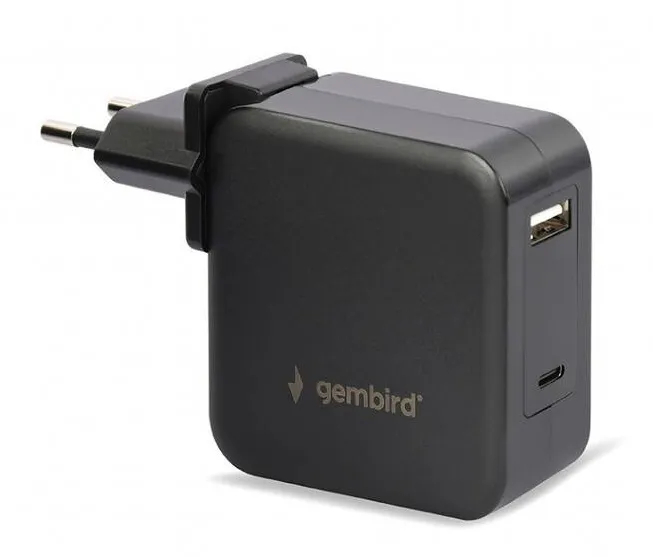 Alimentator Laptop Gembird NPA-PD60-01 Universal 60W USB Type-C PD