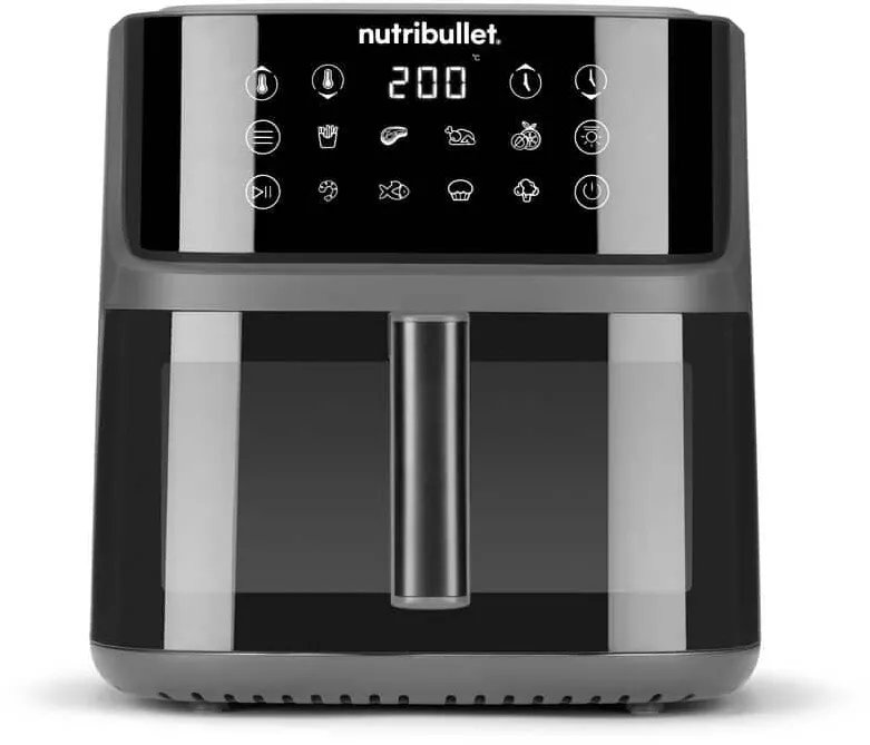 Friteuza cu aer cald NUTRIBULLET CRISPLITE VISION 2000 W 8 litri