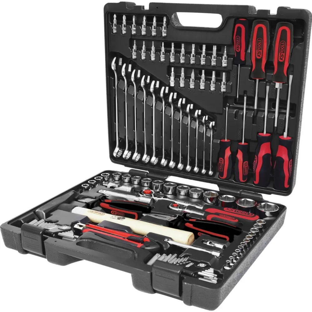 KS Tools 1/4 +1/2 CHROMEplus Universal Tool Kit Set 97 pcs