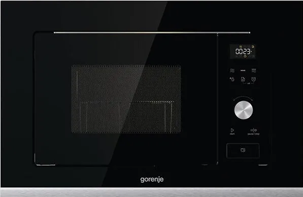 Cuptor cu Microunde GORENJE incorporabil BMX201AG1BG, 20L, 800W, GRILL, Negru
