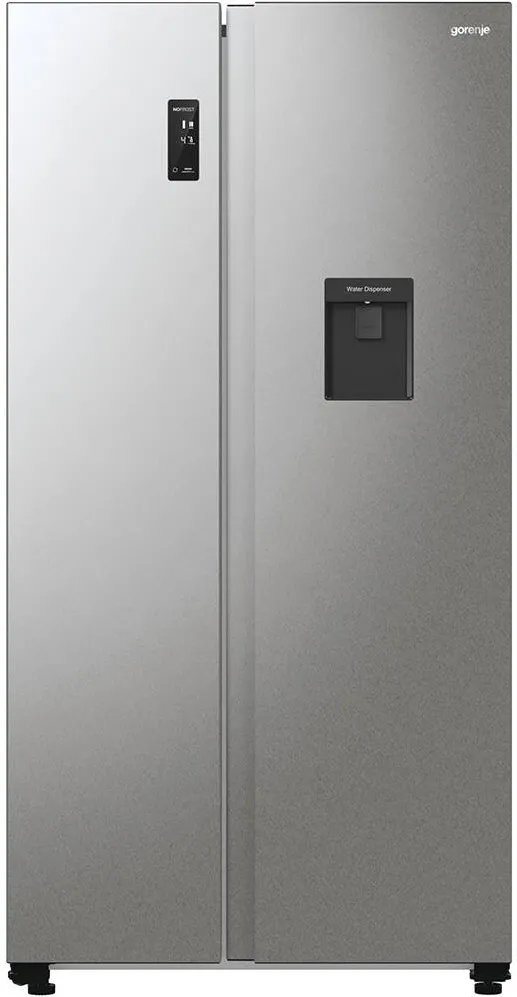 GORENJE Side by side NRR9185EAXLWD, NO FROST PLUS, 547 L, H 178.6 CM, CLASA E, dozator apa, inox