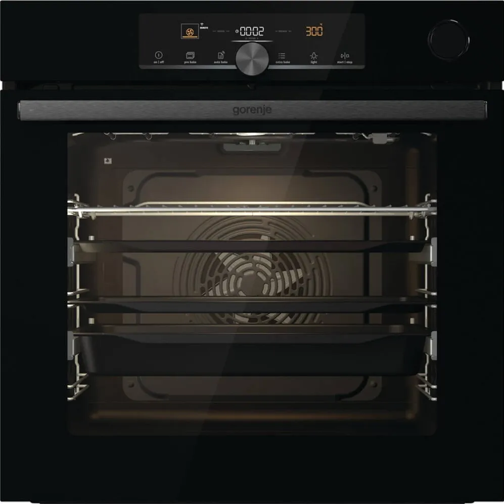 GORENJE Cuptor incorporabil GORENJE BSA6747A04BGWI, ELECTRIC, AUTOCURATARE CATALITICA, 77 L, CLASA A+, NEGRU