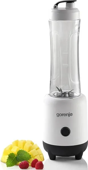 GORENJE MINI Blender BSM600LBW, 0.6L, 300W, 1 TREAPTA VITEZA, ALB-NEGRU
