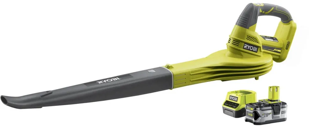 Ryobi ONE+ Cordless Leaf Blower RBL1820S40F, 18V (green/black, without battery and charger)