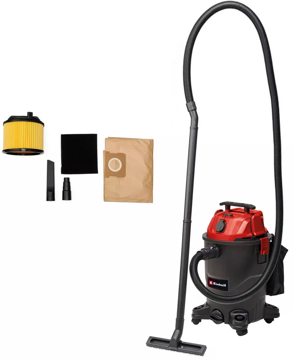 Einhell TC-VC 1930 A, wet/dry vacuum cleaner red/black