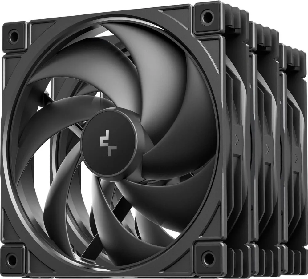 Deepcool Deepcool FD12 V2 3IN1 (black, pack of 3, 120 mm)