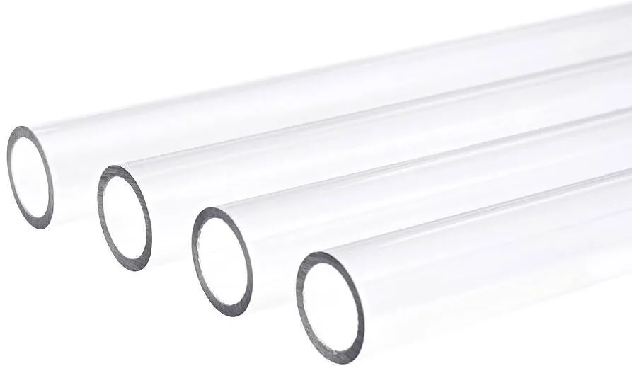 Alphacool ice pipe HardTube PETG pipe, 80cm 13/10mm, clear, 4-pack (18512)