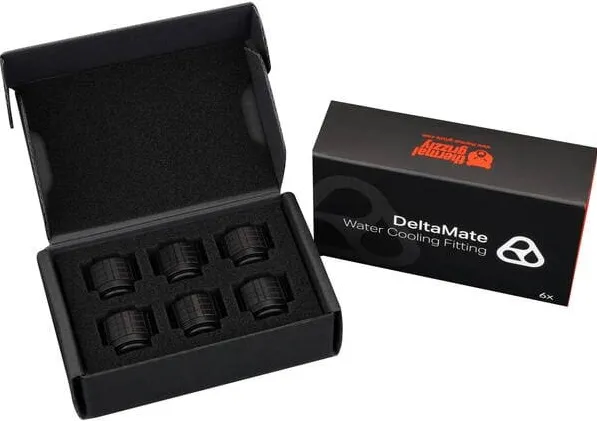 Set 6 fitinguri Thermal Grizzly DeltaMate ST16 negru