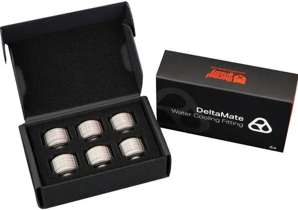 Thermal Grizzly DeltaMate Fitting ST13 (nickel, pack of 6)