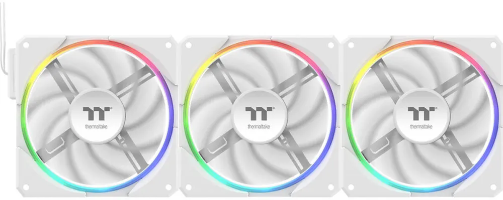 Thermaltake Thermaltake TS 120 EX RGB (white, pack of 3, 120 mm)