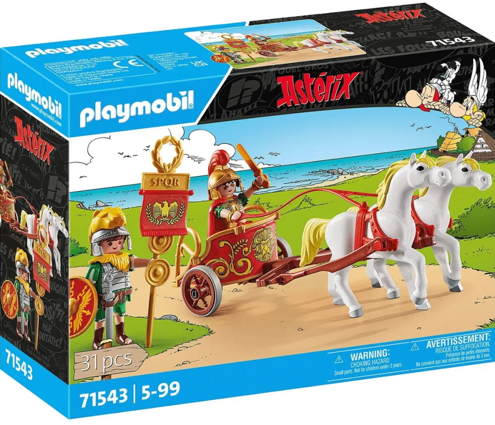 Jucarie creativa PLAYMOBIL 71543 Asterix carul roman