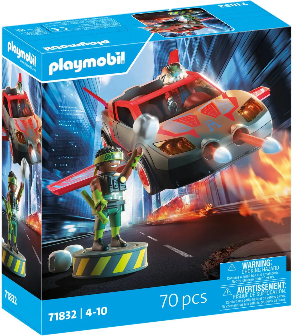 Jucarie creativa PLAYMOBIL 71832 Heroes: Hero multifunctional vehicle