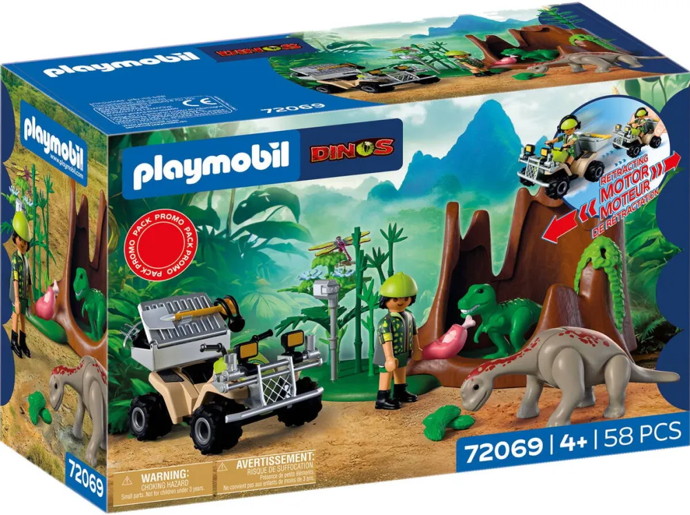 Jucarie creativa PLAYMOBIL 72069 Dino Hideout