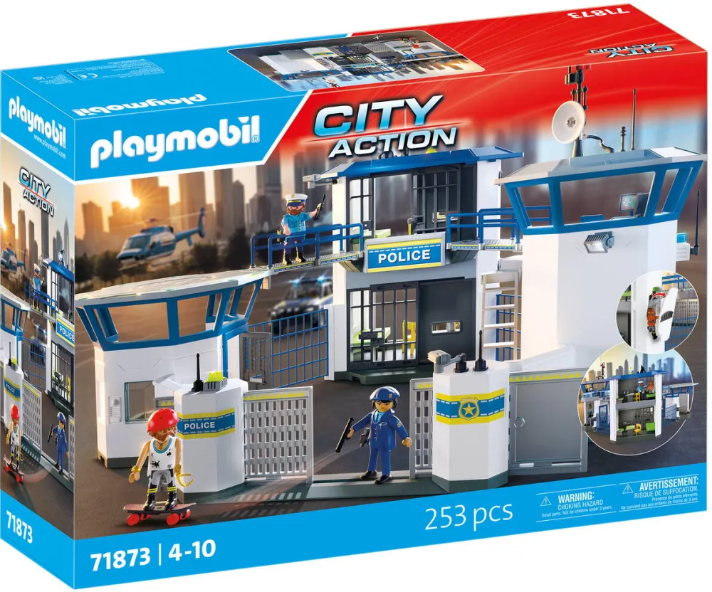 Jucarie creativa PLAYMOBIL 71873 City Action Police Command Center