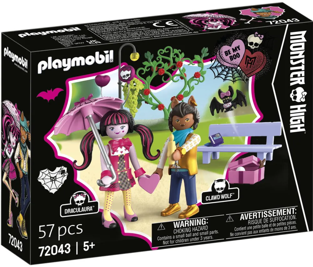 Jucarie creativa PLAYMOBIL 72043 Monster High Valentine's Day Date