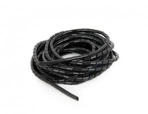 Gembird cable organizer - Spiral Wrapping Band, 10m, black, 12mm