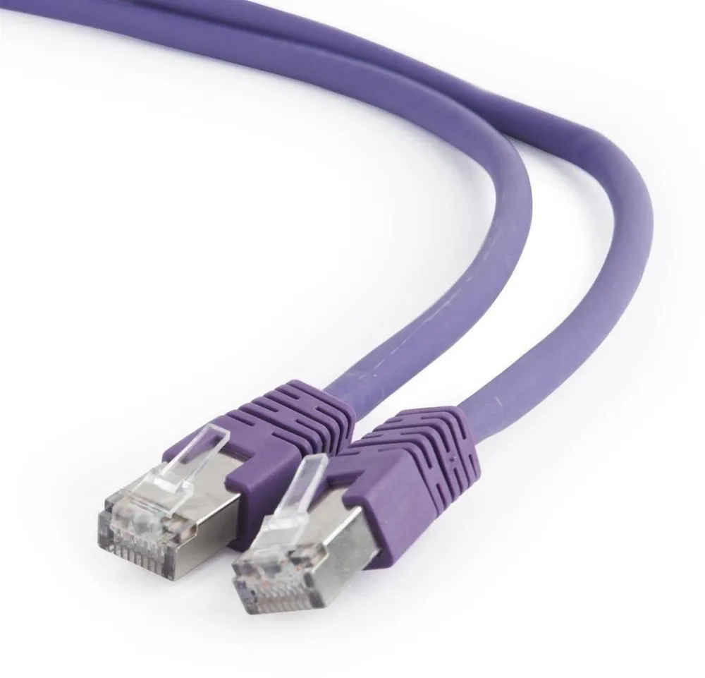 Cablu Gembird Gembird patchcord RJ45, cat. 6A,FTP, LSZH, 5m, purple