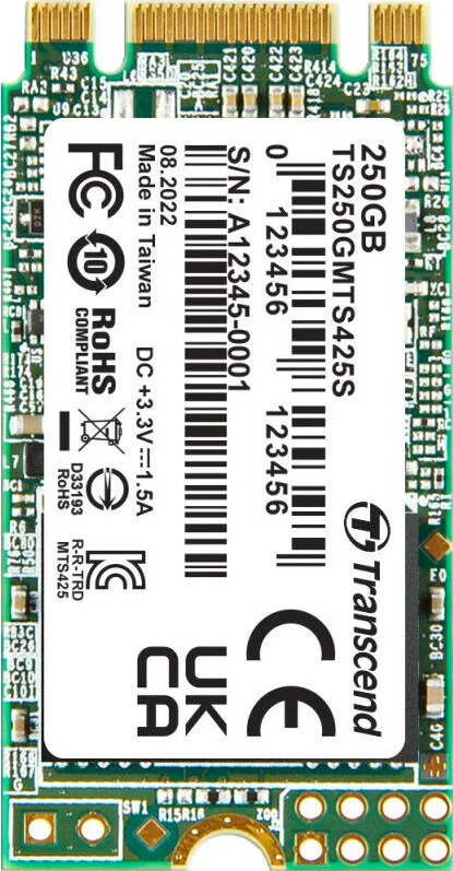 SSD Transcend MTS425S 250GB SATA-III M.2 2242
