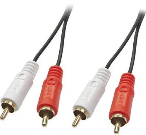 Lindy Audiokabel Stereo 2xRCA/2xRCA M/M 10m